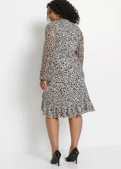 Animal Print Jersey Midi Dress -Lush Fit Store Animal Print Jersey Midi Dress976919FRSB W01