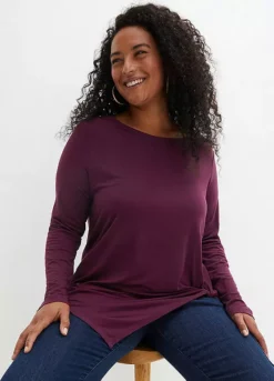 Asymmetric Hem Top -Lush Fit Store Asymmetric Hem Top926518FRSB W02