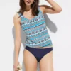 Baggy Printed Tankini 2 Baggy Printed Tankini -Lush Fit Store Baggy Printed Tankini940209FRSP
