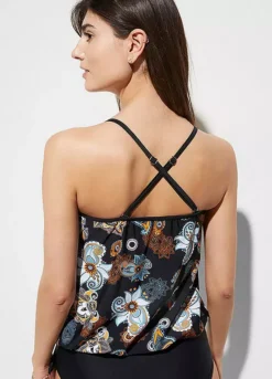 Bandeau Tankini Top -Lush Fit Store Bandeau Tankini Top961237FRSP W02