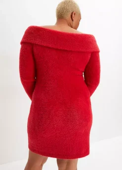 Bardot Knitted Dress -Lush Fit Store Bardot Knitted Dress929448FRSB W01