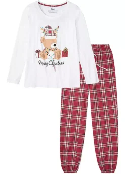 Bear Motif Print Pyjama Set -Lush Fit Store Bear Motif Print Pyjama Set951619FRSC