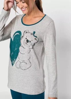 Bear Print Pyjamas Set -Lush Fit Store Bear Print Pyjamas Set907763FRSP W02