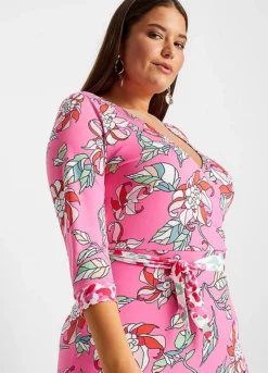 Belted Floral Dress -Lush Fit Store Belted Floral Dress910434FRSB W02