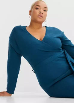 Belted Knitted Dress -Lush Fit Store Belted Knitted Dress955178FRSB W02