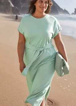 Belted Midi Dress -Lush Fit Store Belted Midi Dress955416FRSL