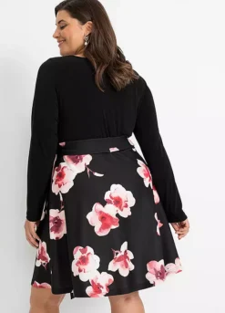 Belted Skater Dress -Lush Fit Store Belted Skater Dress970495FRSB W01