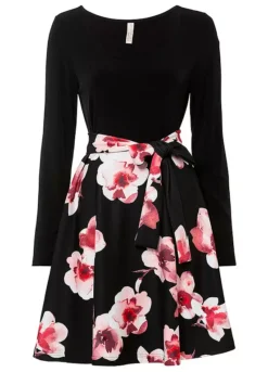 Belted Skater Dress -Lush Fit Store Belted Skater Dress970495FRSC