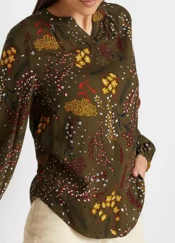 Bishop Sleeve Blouse -Lush Fit Store Bishop Sleeve Blouse964616FRSP W02