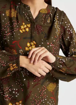 Bishop Sleeve Blouse -Lush Fit Store Bishop Sleeve Blouse964616FRSP W03