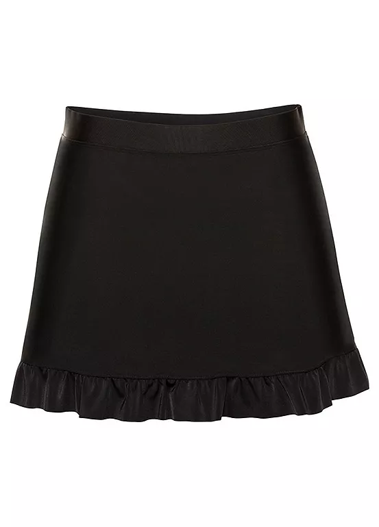 Black Swim Skirt 4 Black Swim Skirt - Image 2
