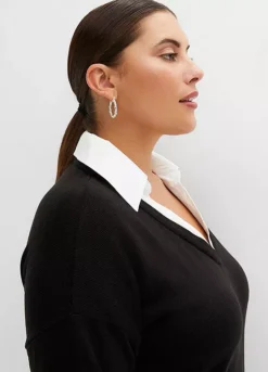 Blouse Hem Dress -Lush Fit Store Blouse Hem Dress921099FRSB W02