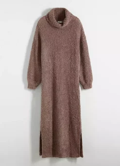 Boucle Knit Midi Dress -Lush Fit Store Boucle Knit Midi Dress925669FRSC