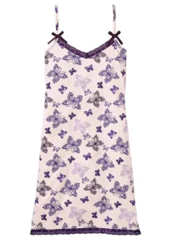 Butterfly Print Nightie -Lush Fit Store Butterfly Print Nightie956865FRSC