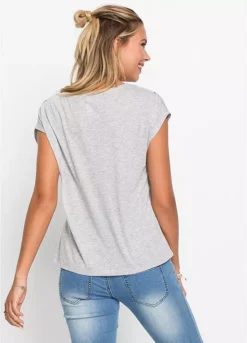 Butterfly Print T-Shirt -Lush Fit Store Butterfly Print T Shirt978898FRSP W01