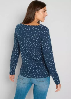 Button Detail Top -Lush Fit Store Button Detail Top943502FRSP W01