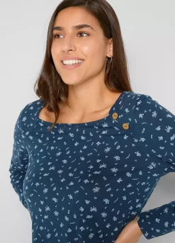 Button Detail Top -Lush Fit Store Button Detail Top943502FRSP W03