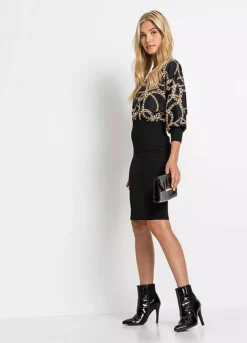 Chain Print Party Dress -Lush Fit Store Chain Print Party Dress973656FRSP