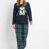 Check Flannel Long Pyjamas -Lush Fit Store Check Flannel Long Pyjamas976036FRSP