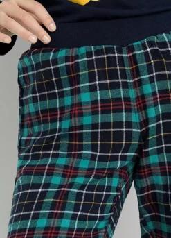 Check Flannel Long Pyjamas -Lush Fit Store Check Flannel Long Pyjamas976036FRSP W03