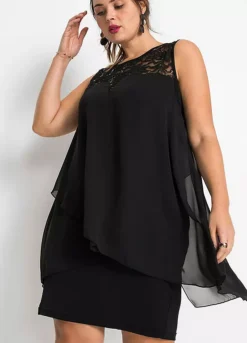 Chiffon Shell Dress -Lush Fit Store Chiffon Shell Dress946966FRSB W02