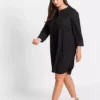 Collarless Tunic Dress -Lush Fit Store Collarless Tunic Dress921501FRSB