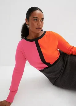 Colourblock Knitted Dress -Lush Fit Store Colourblock Knitted Dress978200FRSB W01