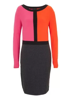 Colourblock Knitted Dress -Lush Fit Store Colourblock Knitted Dress978200FRSC