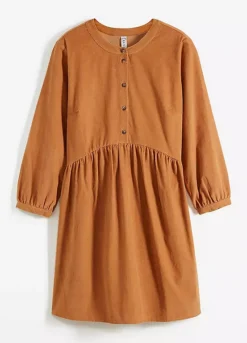 Corduroy Round Neck Dress -Lush Fit Store Corduroy Round Neck Dress905138FRSC