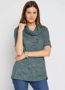 Crinkle Effect Tunic