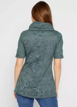 Crinkle Effect Tunic -Lush Fit Store Crinkle Effect Tunic947351FRSP W01