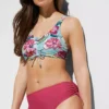 Cropped Floral Bikini -Lush Fit Store Cropped Floral Bikini962099FRSP