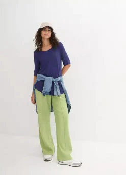 Curved Hem T-Shirt -Lush Fit Store Curved Hem T Shirt932968FRSP W01