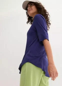 Curved Hem T-Shirt -Lush Fit Store Curved Hem T Shirt932968FRSP W02