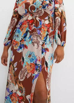 Cut-Out Maxi Dress -Lush Fit Store Cut Out Maxi Dress960824FRSB W02