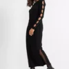 Cut-Out Midi Dress -Lush Fit Store Cut Out Midi Dress959363FRSP