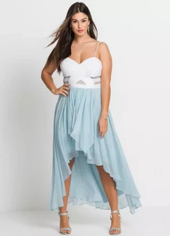 Dipped Hem Bridesmaid Dress