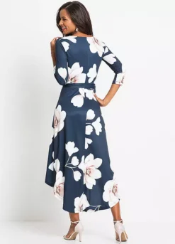 Dipped Hem Dress -Lush Fit Store Dipped Hem Dress972887FRSP W01