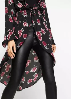 Dippy Hem Blouse -Lush Fit Store Dippy Hem Blouse938901FRSP W02