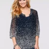 Dotty Chiffon Tunic -Lush Fit Store Dotty Chiffon Tunic924118FRSP