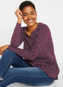 Dotty Long Sleeve Top