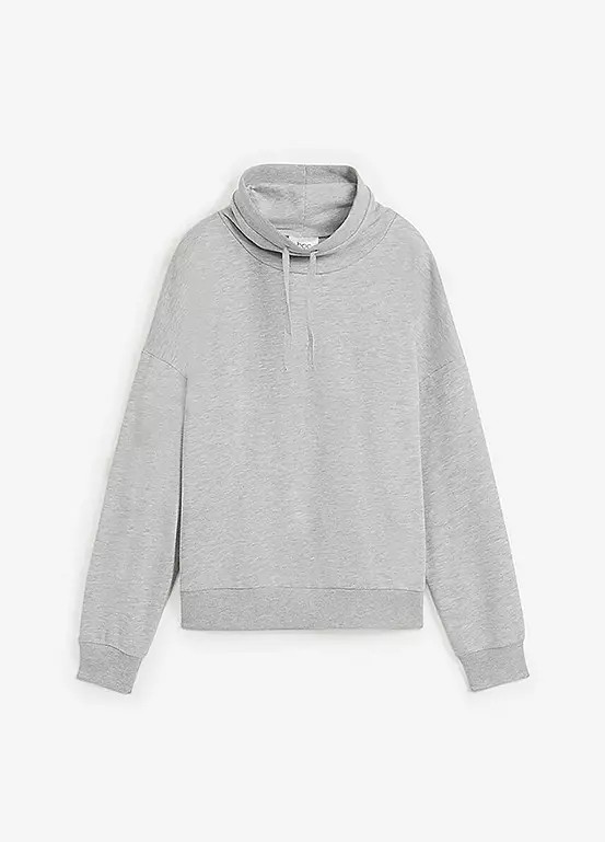 Drawstring Collar Sweatshirt 4 Drawstring Collar Sweatshirt - Image 2