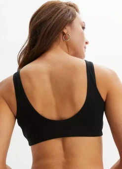 Embroidered Cotton Seamless Bralette -Lush Fit Store Embroidered Cotton Seamless Bralette931362FRSP W01