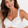 Embroidered Underwired Minimiser Bra -Lush Fit Store Embroidered Underwired Minimiser Bra926092FRSP