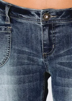 Faded Flared Jeans -Lush Fit Store Faded Flared Jeans916007FRSP W02