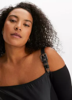 Faux Leather Party Shift Dress -Lush Fit Store Faux Leather Party Shift Dress910790FRSB W02