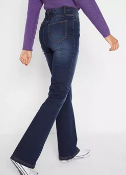 Flared Stretch Jeans -Lush Fit Store Flared Stretch Jeans941040FRSP W01