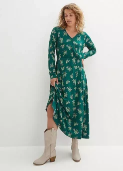 Floral A-Line Maxi Dress