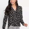 Floral Pattern Blouse -Lush Fit Store Floral Pattern Blouse923847FRSP