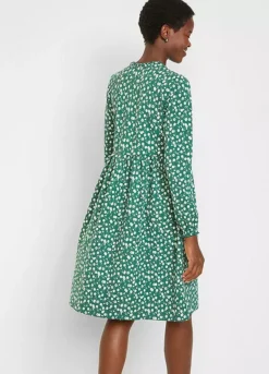 Floral Print Cotton Dress -Lush Fit Store Floral Print Cotton Dress960149FRSP W01